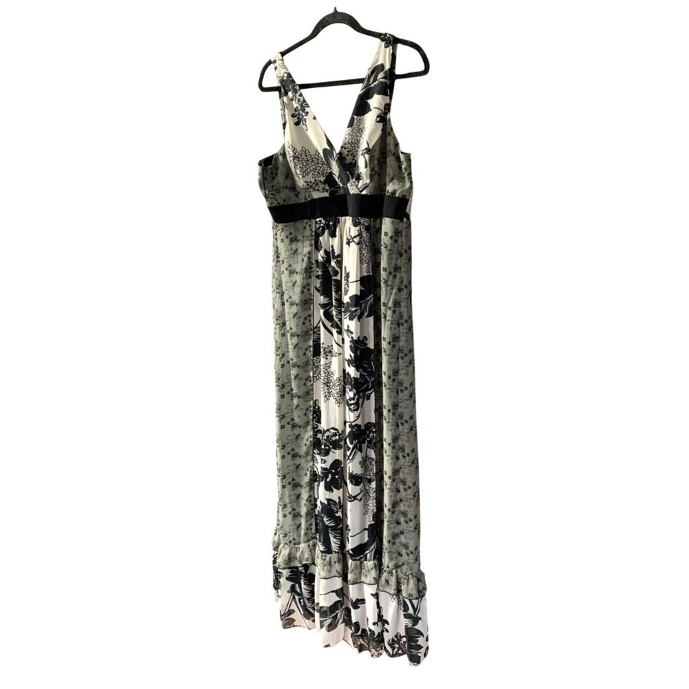 Jonathon Martin WOmens 16 Tank Babydoll Maxi Dress Whimsigoth Y2k Sheer Overlay